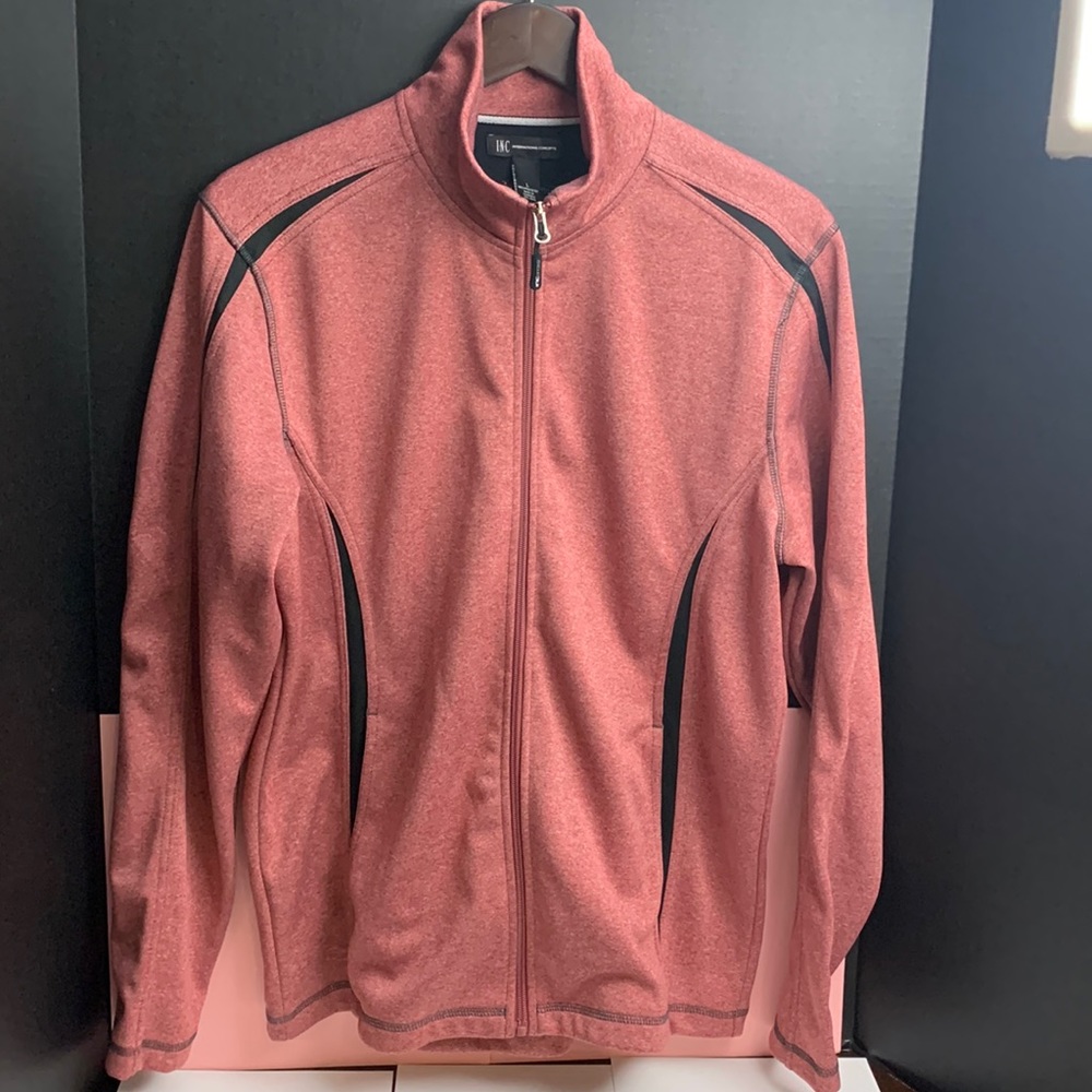 INC International Concept warm up jacket Large